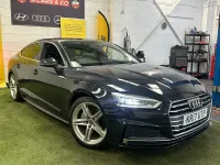 Used Audi A5 S-Line 2017 Blue Coupe