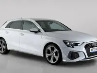 Used Audi A3 Sportback S-Line 150 HP (110 kW) 2020 White Hatchback