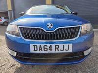 Used Skoda Rapid Sport 105 HP (77 kW) 2014 Blue Hatchback