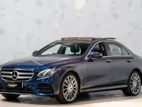 Used Mercedes E350 AMG Line Premium 258 HP (189 kW) 2017 Blue Sedan