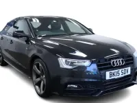 Used Audi A5 Sportback Black Edition 177 HP (130 kW) 2015 Black Hatchback