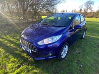 Used Ford Fiesta Zetec 2014 Blue Hatchback