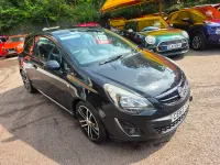 Used Vauxhall Corsa Edition 100 HP (73 kW) 2013 Black Hatchback