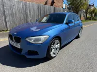 Begagnad BMW 120 M Sport 2014 Blå Halvkombi