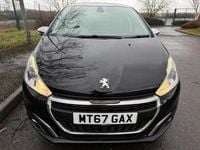 Used Peugeot 208 Allure Premium 2017 Black Hatchback