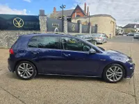 Used VW Golf VII R-line 150 HP (110 kW) 2018 Blue Hatchback