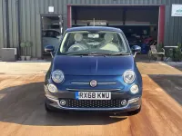 Used Fiat 500 Lounge 69 HP (50 kW) 2018 Blue Hatchback