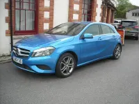 Used Mercedes A200 136 HP (100 kW) 2015 Blue Hatchback