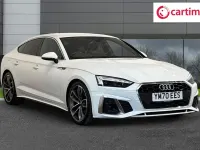 Used Audi A5 Sportback S-Line 150 HP (110 kW) 2020 White Hatchback