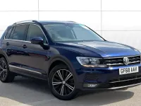 Used VW Tiguan SE 125 HP (91 kW) 2018 Blue SUV
