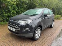 Used Ford Ecosport Zetec 95 HP (69 kW) 2015 Black SUV