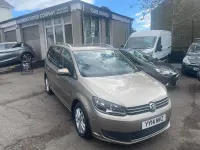 Used VW Touran SE 105 HP (77 kW) 2014 Beige MPV