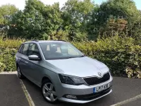 Used Skoda Fabia 81 HP (59 kW) 2017 Brilliant silver metallic Estate