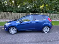 Used Ford Fiesta Titanium 2010 Blue Hatchback