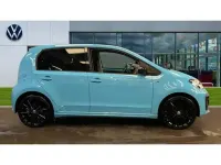 Used VW up! R-line 65 HP (47 kW) 2021 Teal blue deep black pearl Hatchback