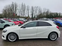 Used Mercedes A220 AMG 170 HP (125 kW) 2015 White Hatchback