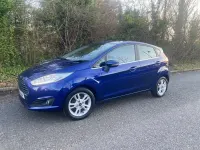 Used Ford Fiesta Zetec 100 HP (73 kW) 2016 Blue Hatchback