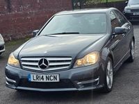 Begagnad Mercedes C220 AMG 2014 Grå Sedan