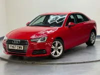 Used Audi A4 Advanced 190 HP (139 kW) 2018 Red Sedan