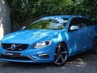 Used Volvo V60 R-Design 115 HP (84 kW) 2015 Blue Estate
