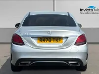 Used Mercedes C300e AMG line 320 HP (235 kW) 2020 Silver Sedan