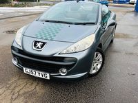 Used Peugeot 207 Sport 120 HP (88 kW) 2007 Grey Cabriolet