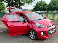 Used Kia Picanto 65 HP (47 kW) 2015 Red Hatchback
