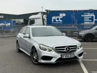Used Mercedes E350 AMG line 252 HP (185 kW) 2014 Silver Sedan