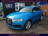 Used Audi Q3 S-line plus 147 HP (108 kW) 2016 Blue SUV