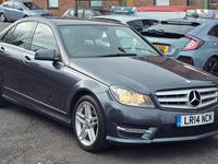 Begagnad Mercedes C220 AMG 2014 Grå Sedan