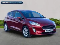 Używany Ford Fiesta Titanium 125 KM (91 kW) 2019 Czerwony Hatchback