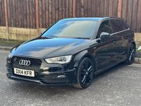 Used Audi A3 Sportback S-Line 2014 Black Hatchback