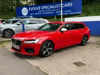 Used Volvo V90 R-Design 235 HP (172 kW) 2017 Red Estate