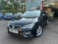 Used Seat Leon FR 150 HP (110 kW) 2018 Black Hatchback