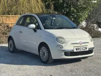 Używany Fiat 500 Lounge 69 KM (50 kW) 2012 Biały Hatchback