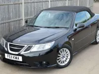 Begagnad Saab 9-3 Cabriolet Linear 2011 Svart Cab