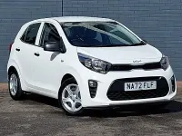 Begagnad Kia Picanto 2022 Vit Halvkombi