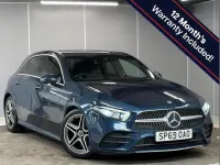 Used Mercedes A180 Executive 113 HP (83 kW) 2019 Blue Hatchback