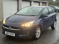 Used Vauxhall Corsa 75 HP (55 kW) 2017 Blue Hatchback