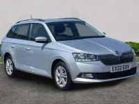 Used Skoda Fabia SE 94 HP (69 kW) 2022 Brilliant silver metallic Hatchback