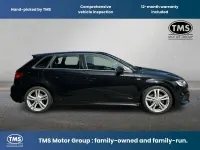 Used Audi A3 Sportback S-Line 150 HP (110 kW) 2018 Black Hatchback
