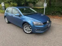 Used VW Golf VII Highline 2013 Blue metallic Hatchback