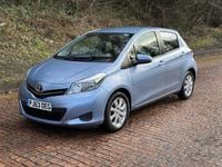 Used Toyota Yaris 2013 Blue Hatchback