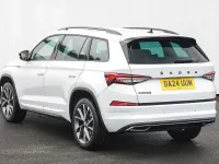 Used Skoda Kodiaq SportLine 110 HP (80 kW) 2024 Moon white metallic SUV