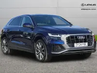 Used Audi Q8 S-Line 340 HP (250 kW) 2024 Blue SUV