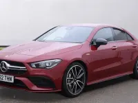 Used Mercedes CLA35 AMG Premium 306 HP (225 kW) 2022 Red Coupe