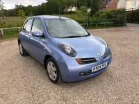 Used Nissan Micra 2004 Blue Hatchback