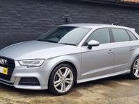 Used Audi A3 Sportback S-Line 150 HP (110 kW) 2018 Silver Hatchback