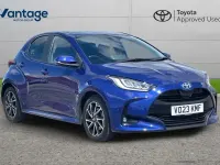 Used Toyota Yaris Design 113 HP (83 kW) 2023 Blue Hatchback