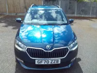 Used Skoda Fabia SE L 2020 Blue Hatchback